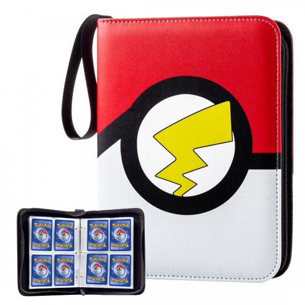 4-Pocket Binder for Pokemon Cards with 50 Removabl...