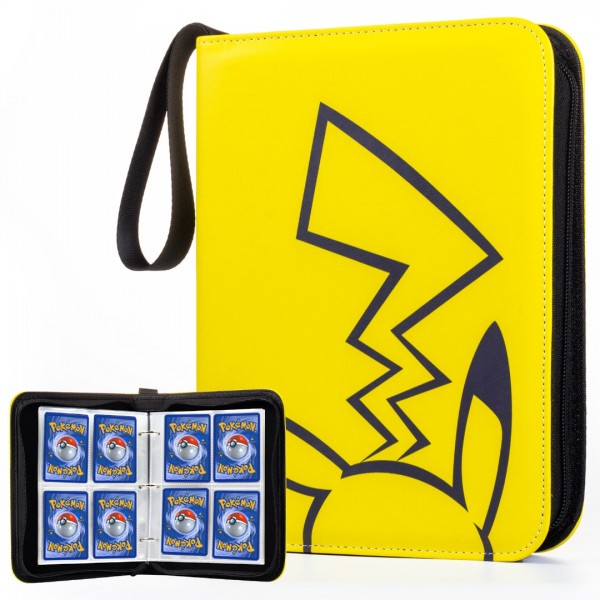 4-Pocket Binder for Pokemon Cards with 50 Removabl...