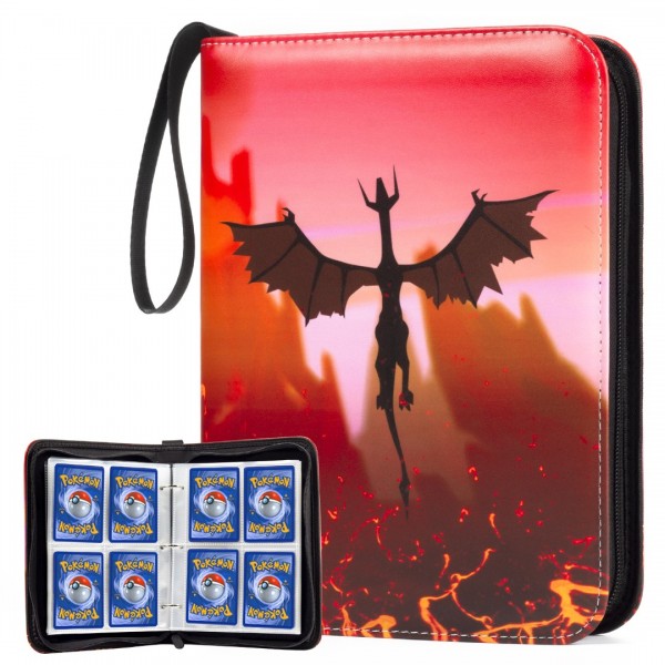 4-Pocket Binder for Pokemon Cards with 50 Removabl...