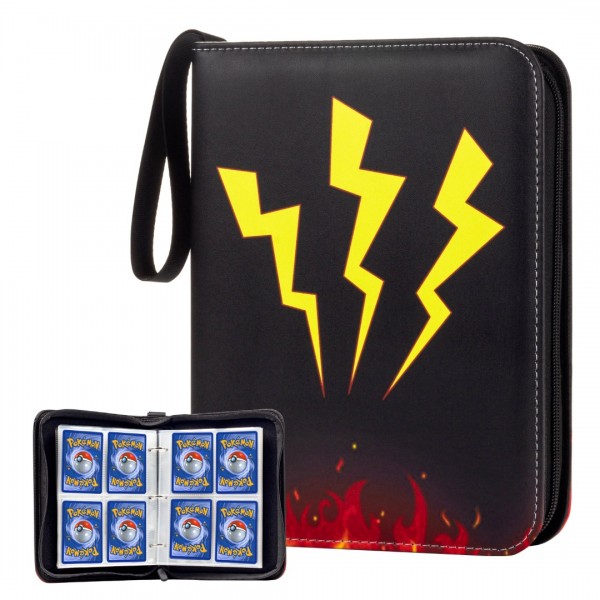 4-Pocket Binder for Pokemon Cards with 50 Removabl...