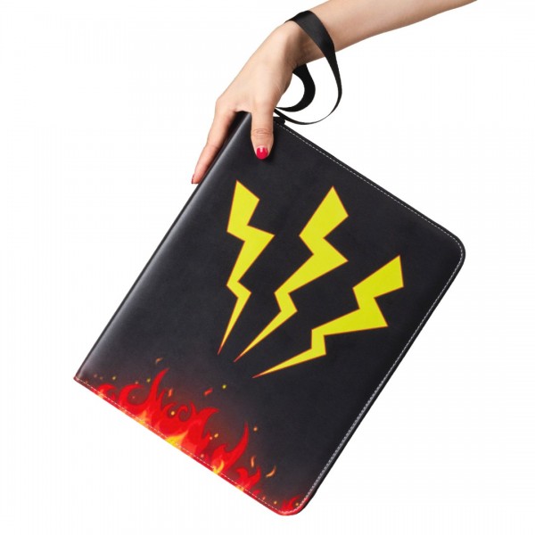 9-Pocket Binder for Pokemon Cards with 50 Removable Sheets Holds Up To 900 Cards, Baseball Card Collector Album Folder for Yugioh, MTG, TCG, Trading Card Binder with Zipper-Toys Gifts for Boys Girls