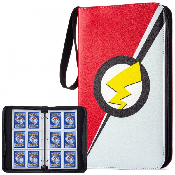 6-Pocket Binder for Pokemon Cards with 50 Removabl...