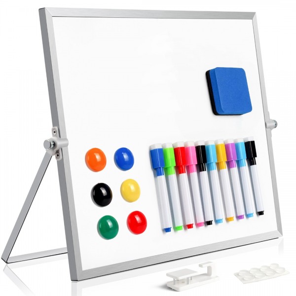 Dry Erase White Board for Kids- Desktop Whiteboard...