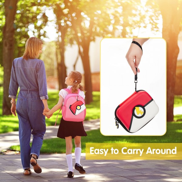 GEAoffice Carrying Case for 450+ Trading Cards, Gifts For Boys Girls, Hard EVA Card Holder Organizer Storage Box Fits Game Cards, MTG, TCG, Holds 450+ Cards