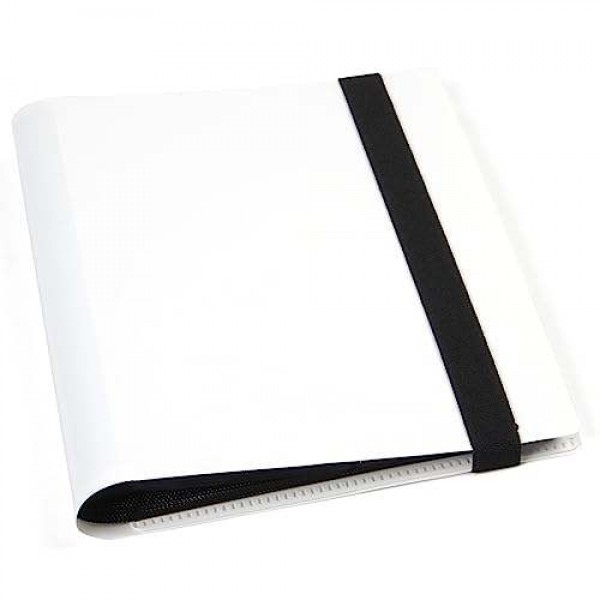 GEAoffice Small Card Binder - 4 Pocket Trading Card Collection Album Folder - 160 Side Loading Pocket Binder for TCG, MTG, Yugioh - Gifts for Card Collectors (White)…