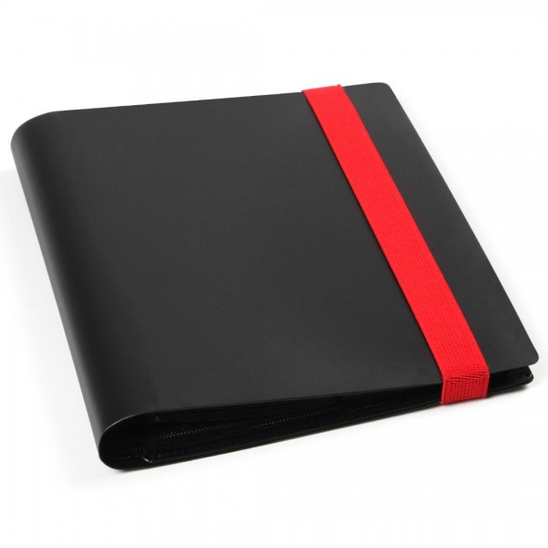 GEAoffice Card Binder 4 Pocket - Small Trading Card Collection Album Folder - 160 Side Loading Pocket Binder for TCG, MTG, Yugioh - Gifts for Card Collector Boys (Black)…