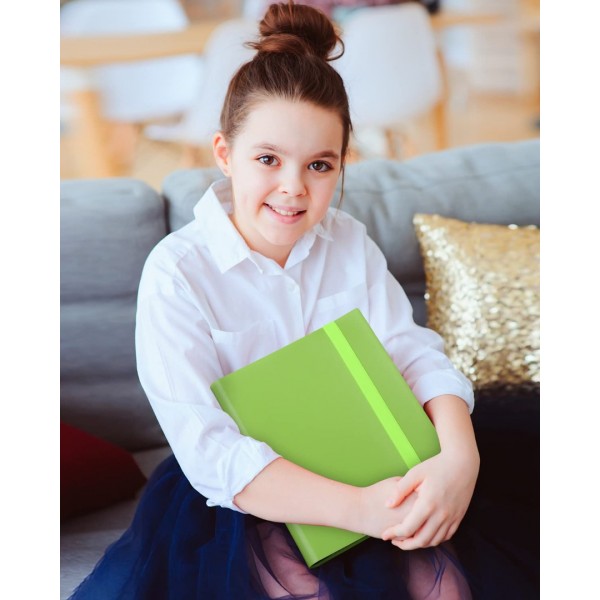 GEAoffice Card Binder, 9 Pockets Trading Card Album Folder, 360 Side Loading Pocket Binder for Yugioh, MTG and Other TCG, Light Green…