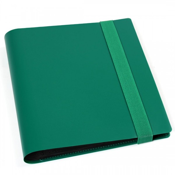 Card Binder 4 Pocket- GEAoffice 4 Pocket Trading Card Collection Album Folder - 160 Side Loading Pocket Binder for TCG, MTG, Yugioh - Gifts for Card Collector (Green)…