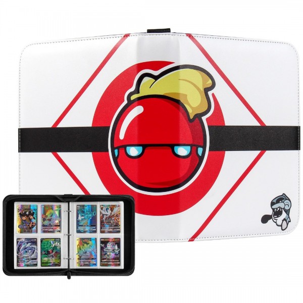 4 Pocket Zipper Card Binder Compatible with Pokemo...
