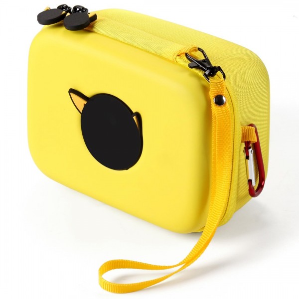 GEAoffice Carrying Case for 450+ PTCG Trading Cards, Gifts For Boys, Hard-Shell Card Storage Box Organizer Fits Magic MTG, TCG, Holds 450+ Cards, Yellow…