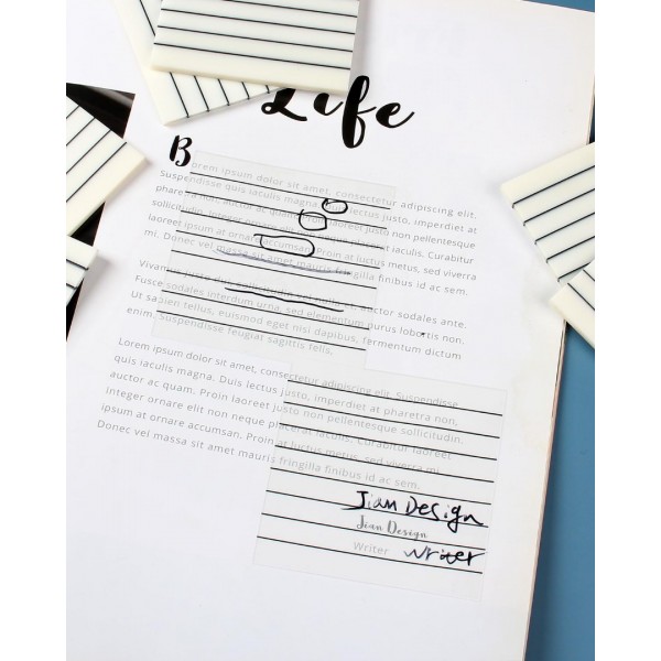 GEAoffice 400 Sheets Lined Transparent Sticky Notes 3x3 Inch, GEAoffice 7 Pads Clear Sticky Notes with Lines, See Through Translucent Sticky Notes Tabs for Aesthetic School Office Supplies……