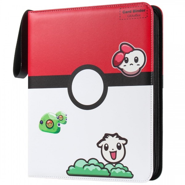 4 Pocket Card Binder Compatible With Pokemon Cards...