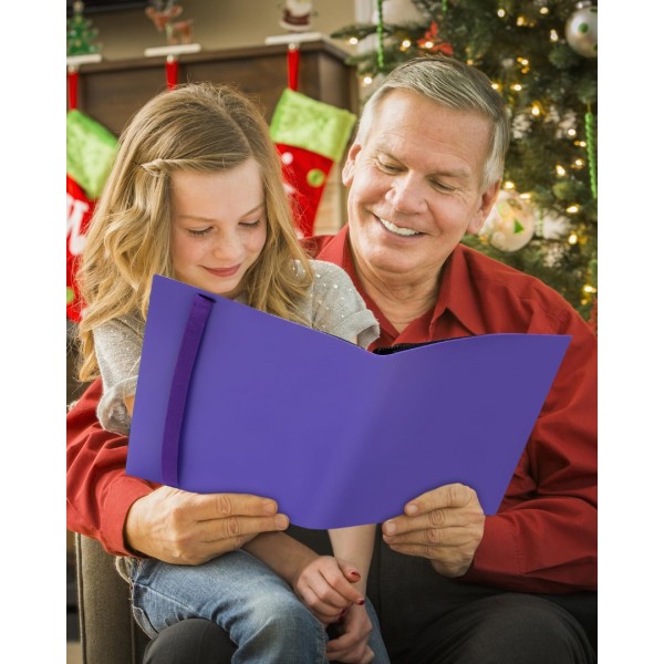 Card Binder 9 Pocket, GEAoffice 360 Pockets Trading Card Album Folder for Standard Cards, Side Loading Card Collection Folder for MTG, TCG, Sport Cards, (Purple)…