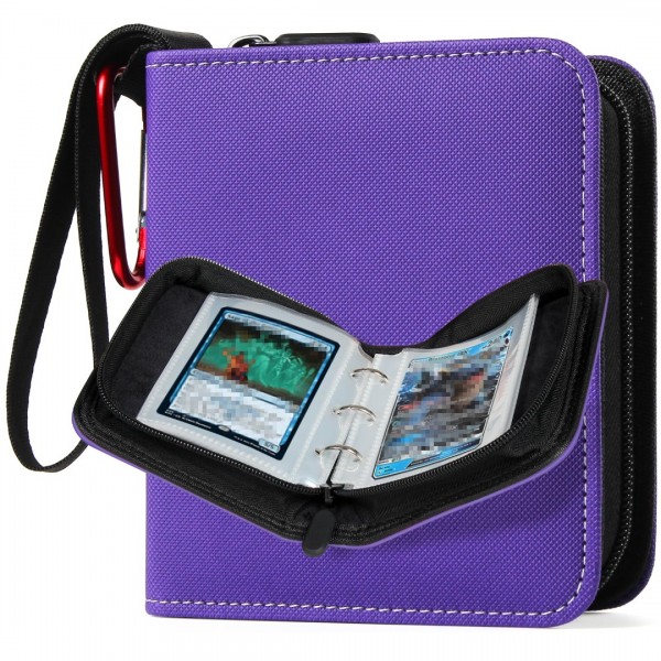 Mini Card Binder 2-Pocket, Super Lightweight Small...