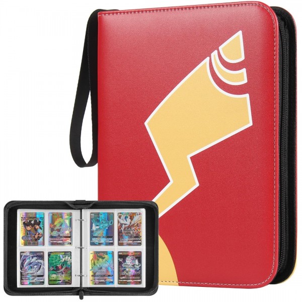 4 Pocket Card Binder Compatible With Pokemon Cards...