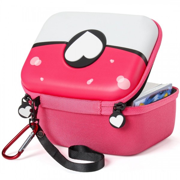 GEAoffice Carrying Case for 450+ TCG Trading Cards, Gifts For Girls, Hard-Shell Card Storage Box Organizer Fits MTG, PTCG, Holds 450+ Cards…