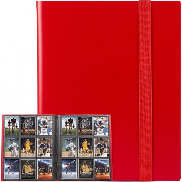 GEAoffice Card Binder, 9 Pockets Trading Card Albu...