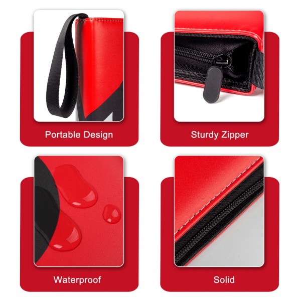 9-Pocket Binder for Pokemon Cards with 50 Removable Sheets Holds Up To 900 Cards, Baseball Card Collector Album Folder for Yugioh, MTG, TCG, Trading Card Binder with Zipper-Toys Gifts for Boys Girls 